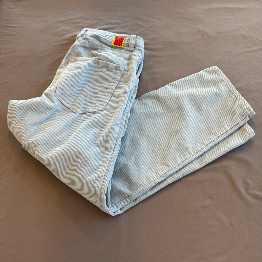 Empyre Relax Corduroy Pants Mens 32 Light Blue Relaxed Fit Straight Leg Skater